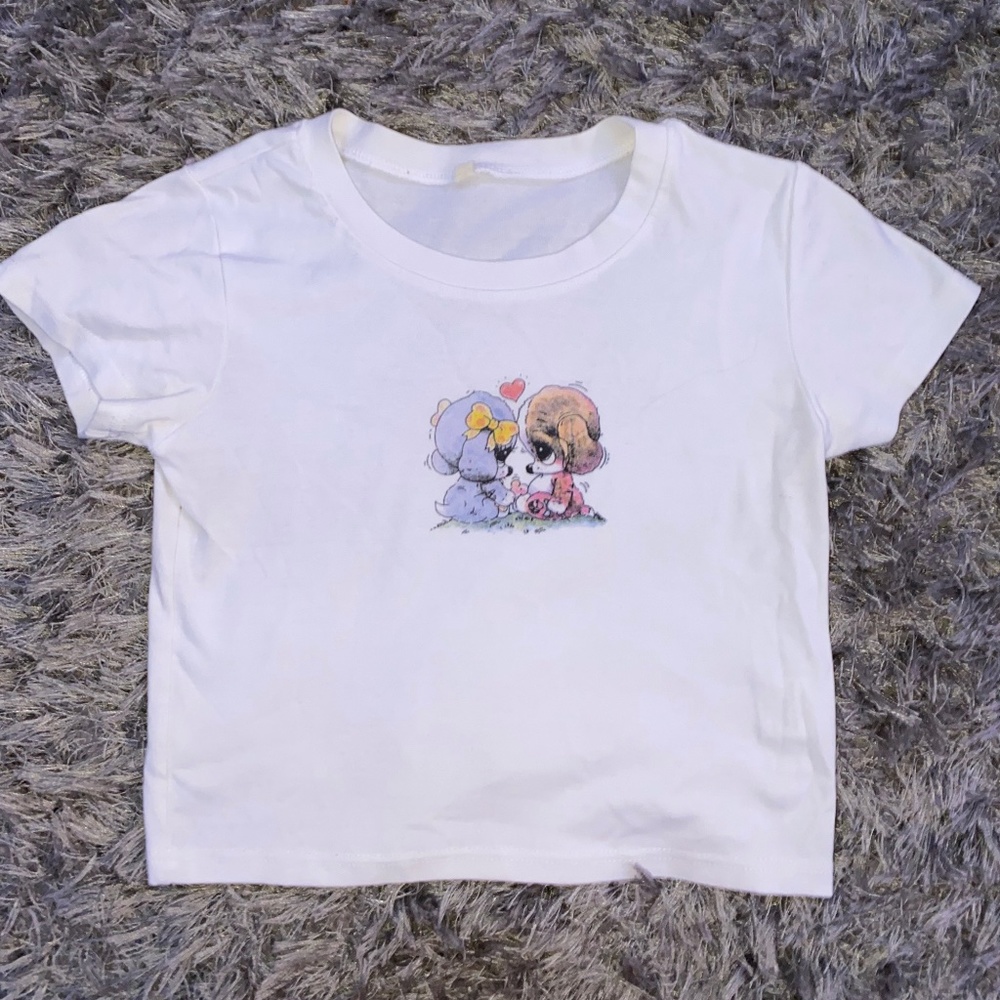 cute dog crop top